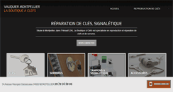 Desktop Screenshot of boutique-cles.com